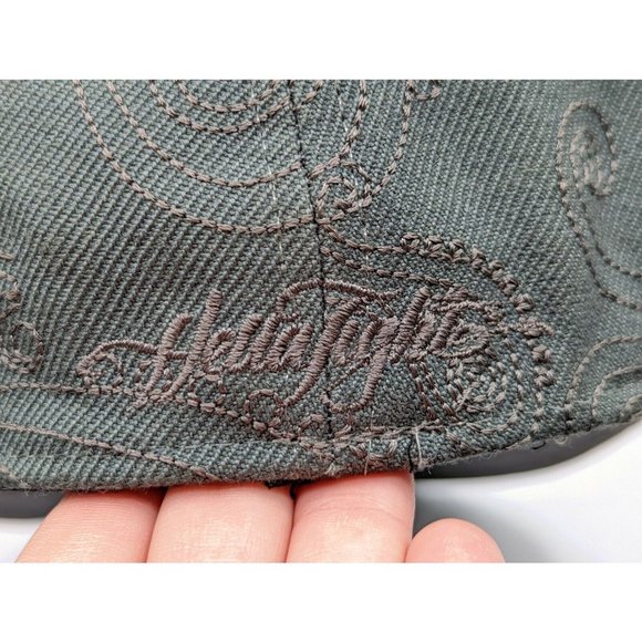 Hella Tight HT Brand Embroidered Gray Green Hat Cap **Read** - Picture 9 of 12